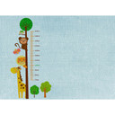 Vævet tapet Kids Grow Stick løve sommerfugl fototapet Designwalls i blå og brun 