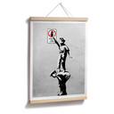 Plakat Banksy'ego - Graffiti to przestępstwo
