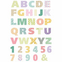 Wallsticker - Navn, alfabet Geometrisk