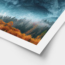 Plakat Jesienny krajobraz na szczycie Triglav w Alpach Julijskich