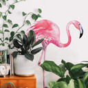 Sticker mural Kristina Kvilis - Flamant rose 02