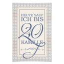 Poster Heute sauf ich bis 2,0 Kamille