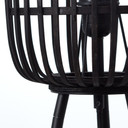 Stehleuchte Willi, braun, 130 x 45 cm, Bambus Stehlampe