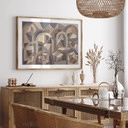 Poster Silent Axis - Geometrische Architectuur - Sir Edward x Grigory Gladarev