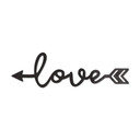 Litery akrylowe Love Arrow