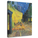 Canvasbillede, Terrasse på en café om natten - Vincent van Gogh