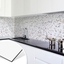 Stænkplade til køkken - Alu-Dibond - Terrazzo