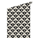 Tapet med mønster Geometriske ornamenter i sort-beige - Treechild