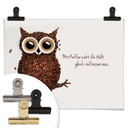 Poster Mit Kaffee sieht die Welt gleich viel besser aus