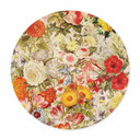 Plakat Kolorowy kolaż kwiatowy - Frida Floral Studio - Okrągły