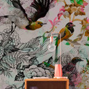 Livingwalls Fototapet Walls by Patel Funky Birds 1