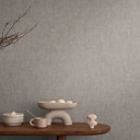 Tapeta COSMOPOLITAN taupe grey - nowoczesna gładka tapeta z włókniny do sypialni przedpokoju