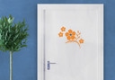 Sticker mural - Judas fleurs de jade