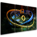 Canvas print 3 dele, knapper til controlleren