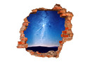 3D Wallsticker Moon Trance