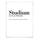 Poster Grammatik - Studium