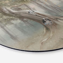 Wanddecoratie schattige bosdieren tussen bomen - Ms Tiff - Alu-Dibond - Rond