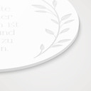 Spruch Acrylglasbild, Fensterbild zum Aufhängen Das schönste auf Erden - Rund