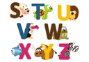 Sticker mural - Alphabet pour enfants (anglais)