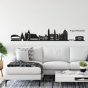 Wandtattoo Ingolstadt Skyline
