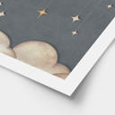 Poster Lièvre et Ours sur la Lune - Oliver Robins