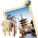 Plakat Colombo - Pagoda Yasaka w Japonii