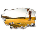 3D Wallsticker På golfbanen