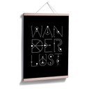 Plakat - strzałki Wanderlust