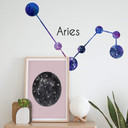 Wandtattoo Sternenbild Aries - Widder