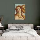 Wandbild Portrait der Venus - Inspiriert von Botticelli - Alu-Dibond