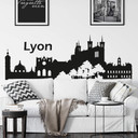 Wandtattoo Skyline Lyon