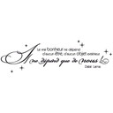 Sticker mural - Sticker mural Le vrai bonheur...