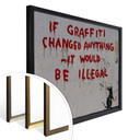 Plakat Banksy - Gdyby graffiti coś zmieniło
