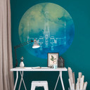 Selbstklebende Vlies Fototapete - Star Wars X-Wing - 125 x 125 cm