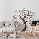 Wallsticker Hjerter Træ
