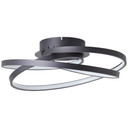 Deckenleuchte Kilian, schwarz, 4, 11,5 x 39,5 cm, Metall Innenleuchte