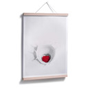 Plakat Splashing Raspberry