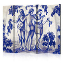 Paravent, Raumteiler freistehend, Trennwand - Three Graces: Women Among Grapevines, 5-teilig - 225x1