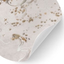 Elegante grenen Muursticker in Aziatische stijl - Ms Tiff - Rond