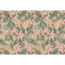 Różowa fototapeta z papugami - miejska dżungla - Bloomery Decor