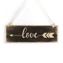 Houten Bordje - Love