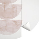Geometryczna równowaga - Abstrakcyjna kompozycja - Costa - Fototapeta okrągła - tapeta flizelinowa/t