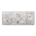 Keukenachterwand met bloemen in vintage stijl in grijs - Ms Tiff