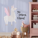 Muursticker No Drama Llama