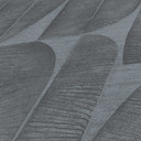 Papel pintado con textura de hojas en antracita - papel pintado no tejido para interiorismo moderno