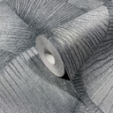 blomstret tapet, non-woven tapet Kumano sølv