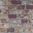 Anaglypta® Brick Abbey Road non-woven tapet i vintage tegelstenslook röd, beige