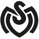 Wandtattoo MSV Duisburg Retro Logo einfarbig
