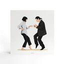 Billede af træ til at sætte op - Tohmé - Pulp Fiction - 15x15 cm