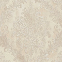 Tapeta Baroque beżowo-kremowa - klasyczna tapeta z włókniny z ornamentowym wzorem